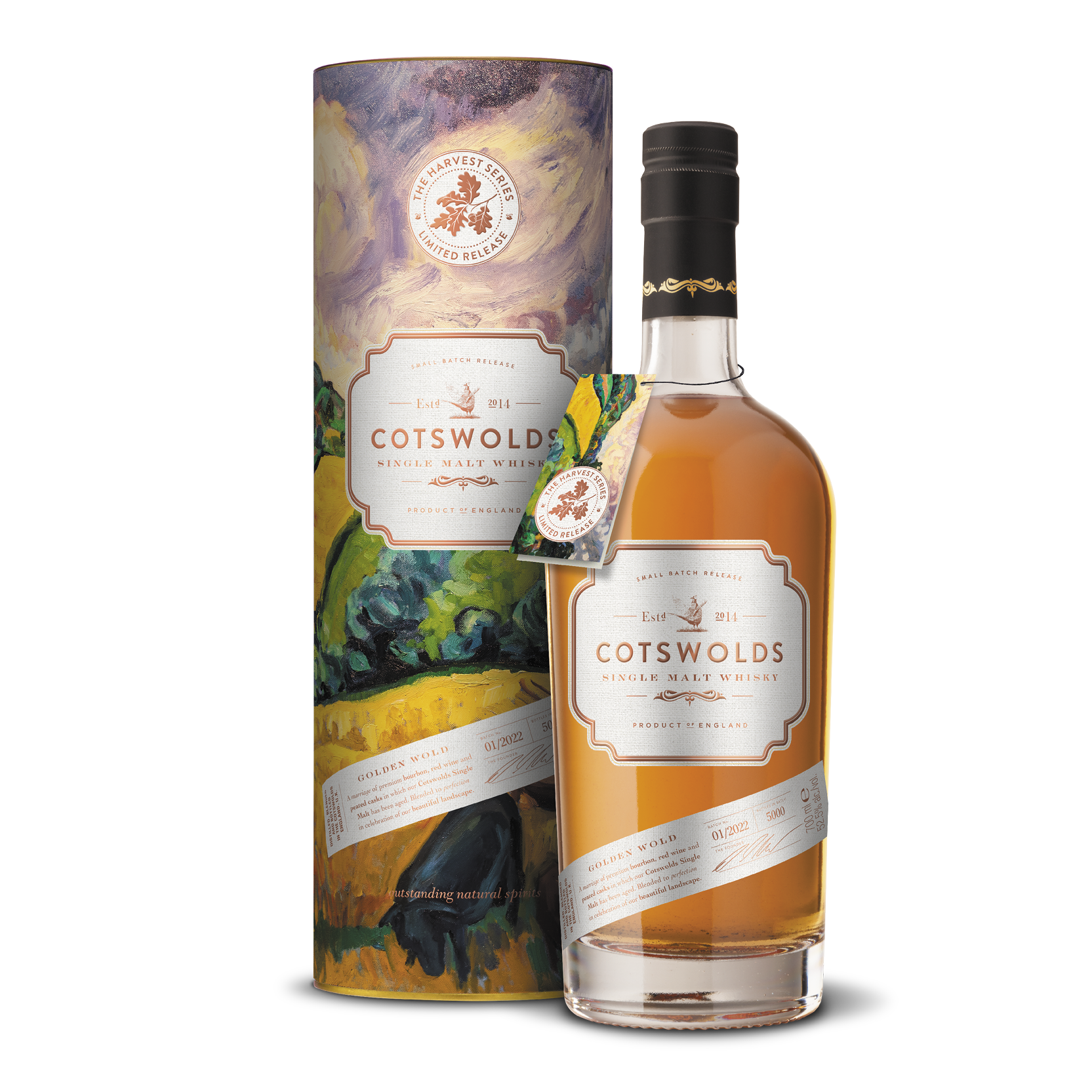 HARVEST SERIES GOLDEN WOLD SINGLE MALT WHISKY